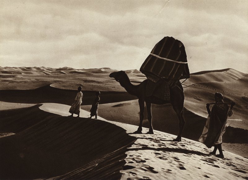 Přeprava žen přes Saharu (čb fotografie) od European Photographer