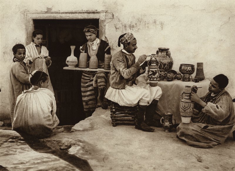 Tunis, Hrnčířská bouda (čb fotografie) od European Photographer