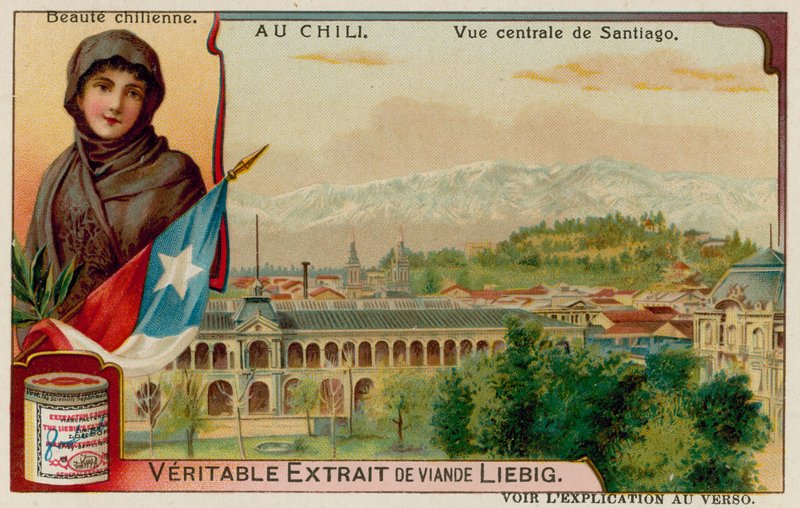 Chilská krása a pohled na centrální Santiago od European School