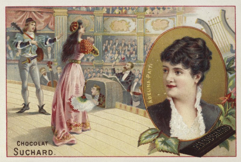 Adelina Patti , italská operní pěvkyně od European School