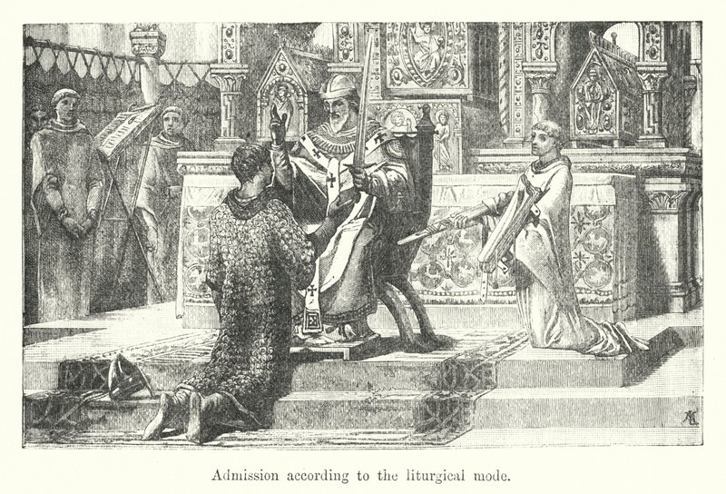 Vstupné podle liturgického způsobu (rytina) od European School