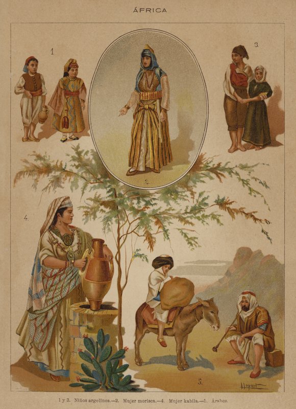 Afrika (barevné lito) od European School