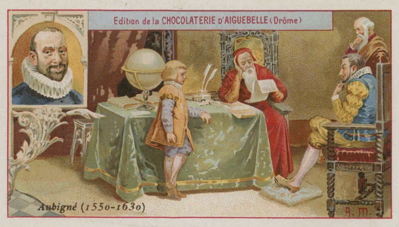 Agrippa dAubigne , francouzský básník a voják od European School