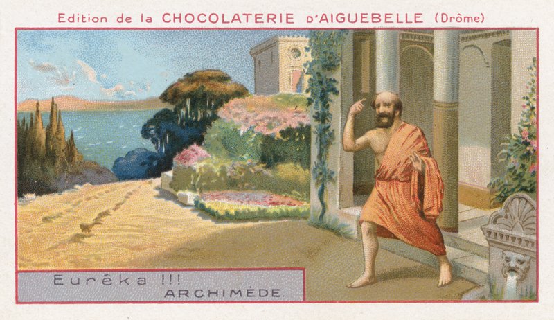 Archimedes křičí Eureka! od European School