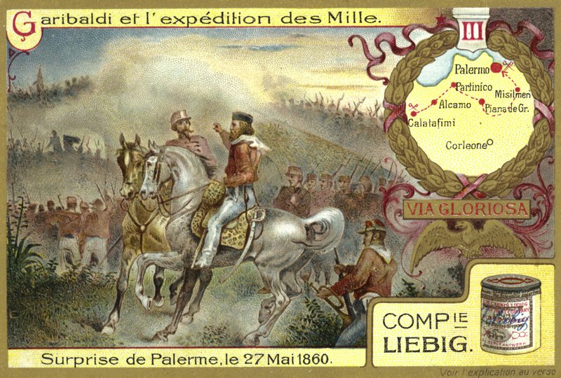 Útok na Palermo, Sicílie, 27. května 1860 od European School