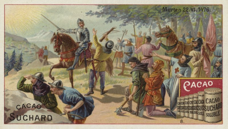 Bitva u Murtenu, Švýcarsko, 22. června 1476 od European School