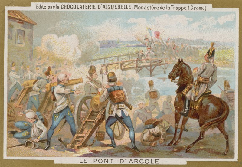Bitva u mostu Arcole, Itálie, 1796 od European School