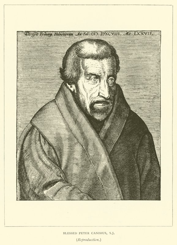 Blahoslavený Peter Canisius, SJ (rytina) od European School