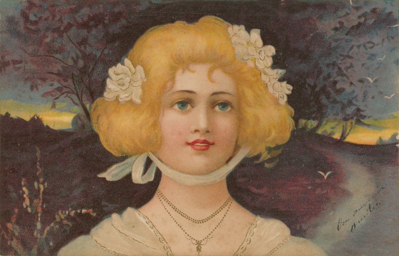 Blondýnka s modrýma očima od European School