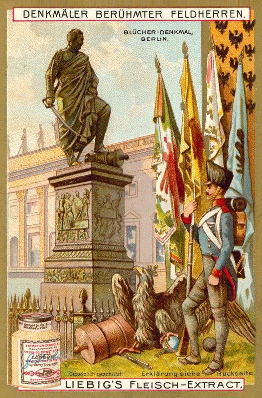 Blucherův památník, Berlín (chromolitho) od European School