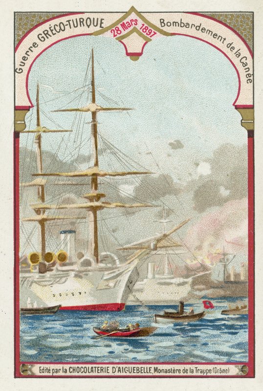 Bombardování Chanie, Kréta, řecko-turecká válka, 28. března 1897 od European School