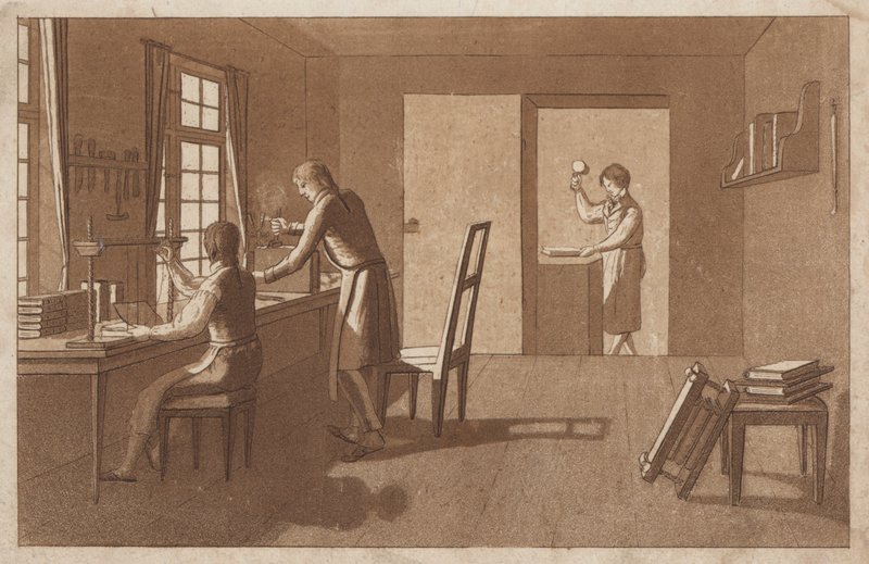 Knihvazači (litografie) od European School