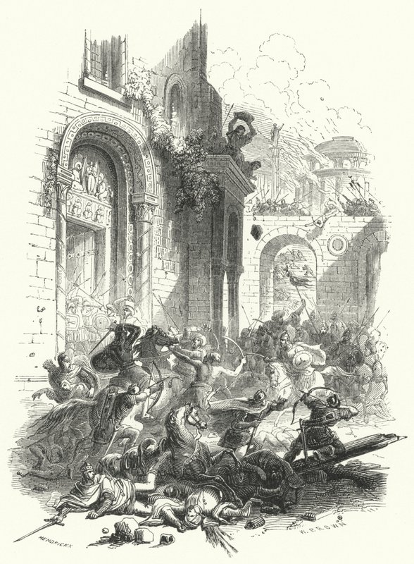 Dobytí Konstantinopole Turky od European School