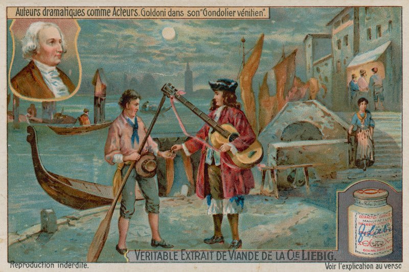 Carlo Goldoni ve filmu Benátský gondoliér nebo milenci pohrdají od European School