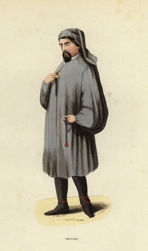 Chaucer (barevné rytí) od European School