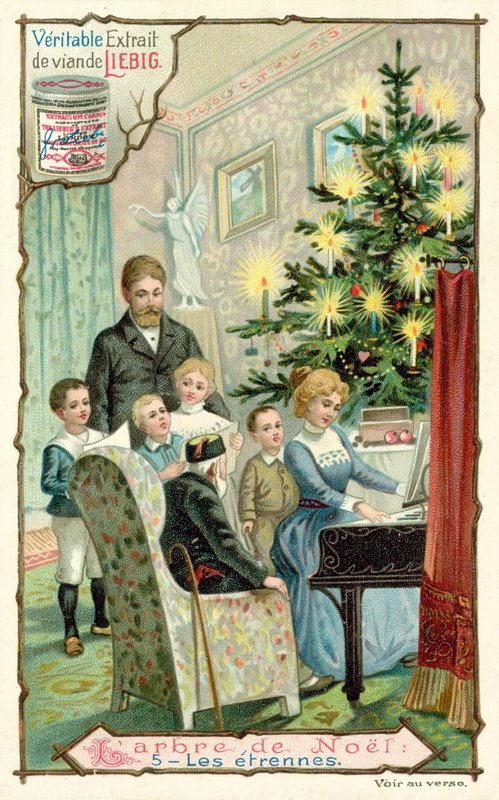 Vánoční strom (chromolitho) od European School