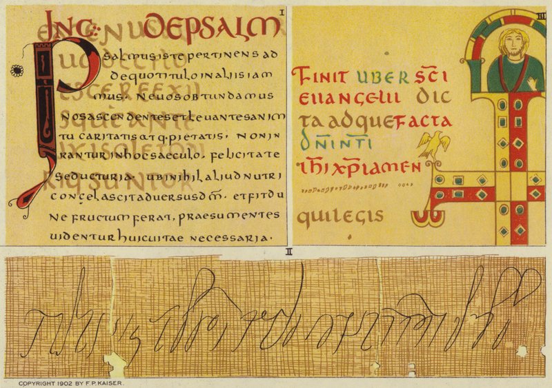 Cicero v palimpsestu (barevná litografie) od European School
