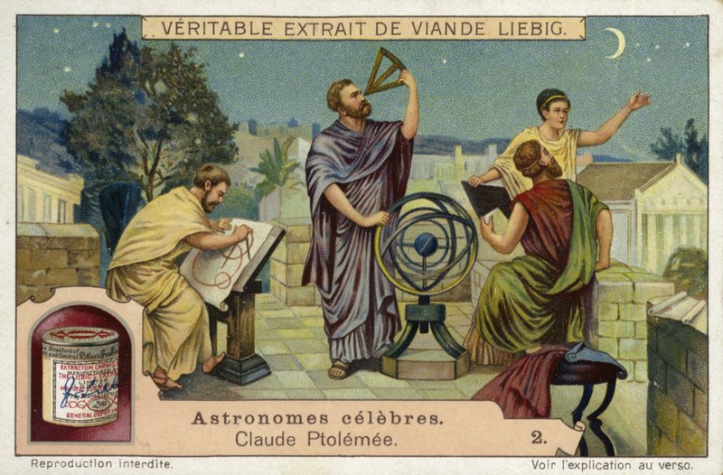 Claudius Ptolemaios , řecko-římský astronom a matematik a geograf od European School