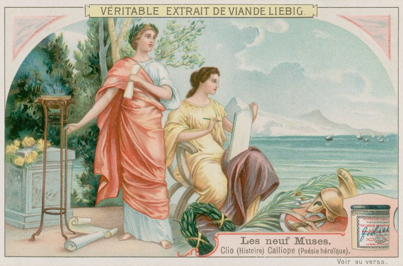Clio (historie) a Calliope (hrdinská poezie) od European School