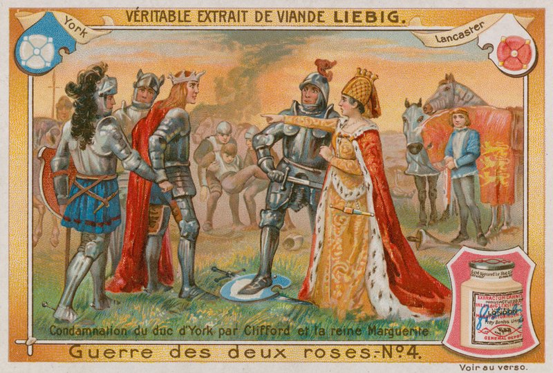 Odsouzení vévody z Yorku Cliffordem a královnou Margaret od European School