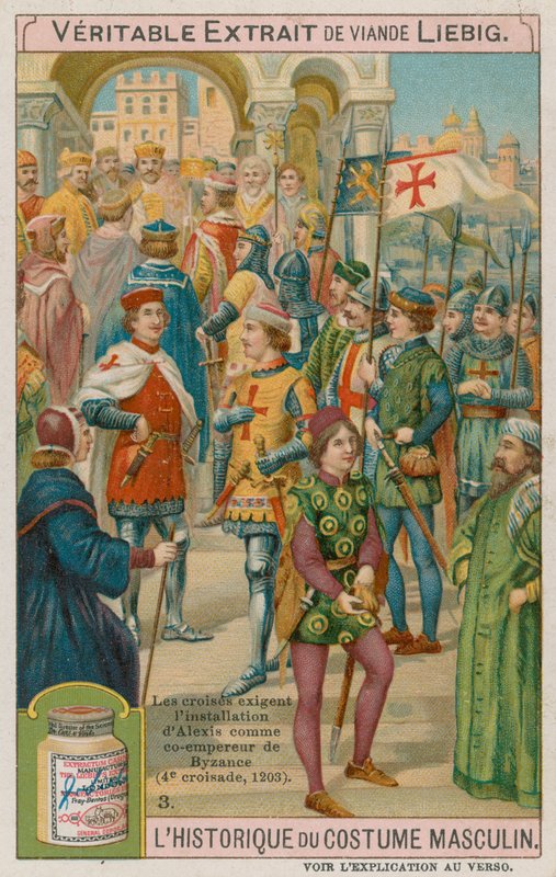 Křižáci požadují dosazení Alexise jako spolucísaře Byzance v roce 1203 od European School