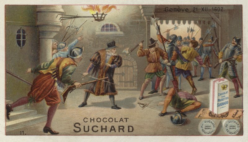 Porážka útoku Savoyardů na Ženevu, 21. prosince 1602 od European School