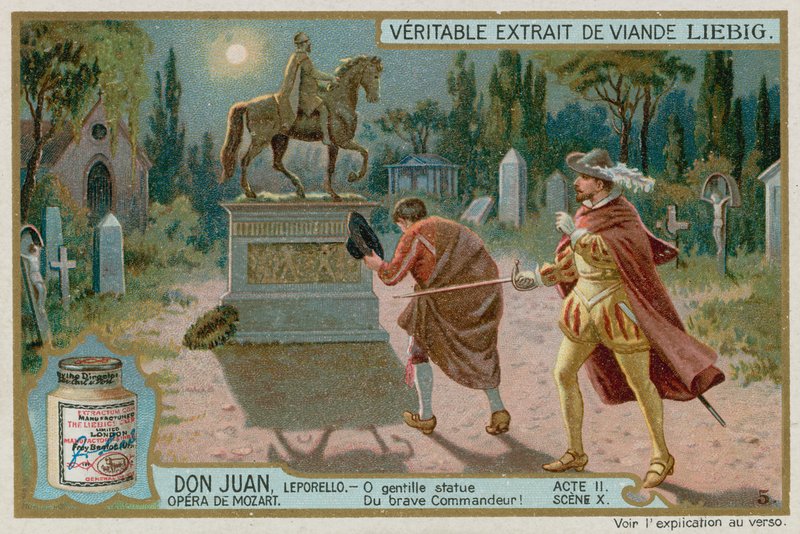Don Giovanni zve sochu Commendatore na večeři od European School