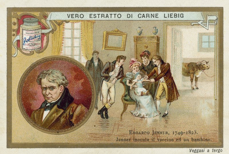 Edward Jenner, anglický lékař a vědec, který objevil vakcínu proti neštovicím od European School