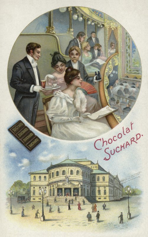Vychutnávání čokolády Suchard v opeře nebo divadle od European School