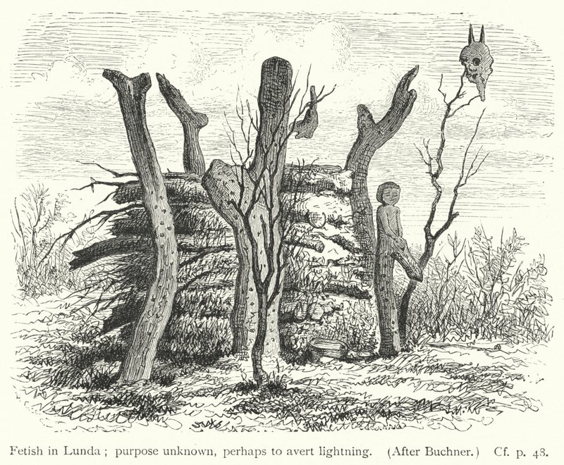 Fetish in Lunda (rytina) od European School