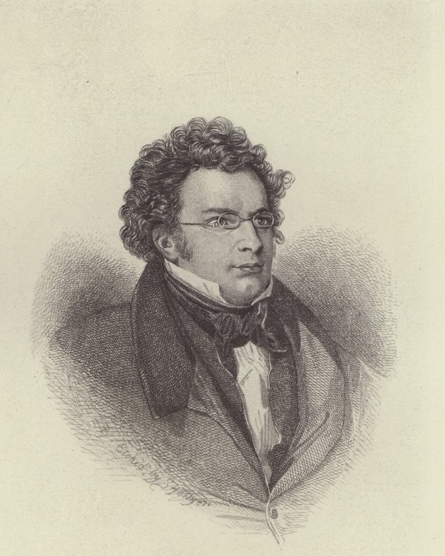 Franz Schubert (rytina) od European School