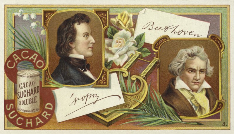 Frederic Chopin a Ludwig van Beethoven od European School