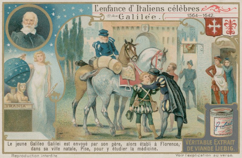Galileo Galilei je poslán do Pisy studovat medicínu od European School