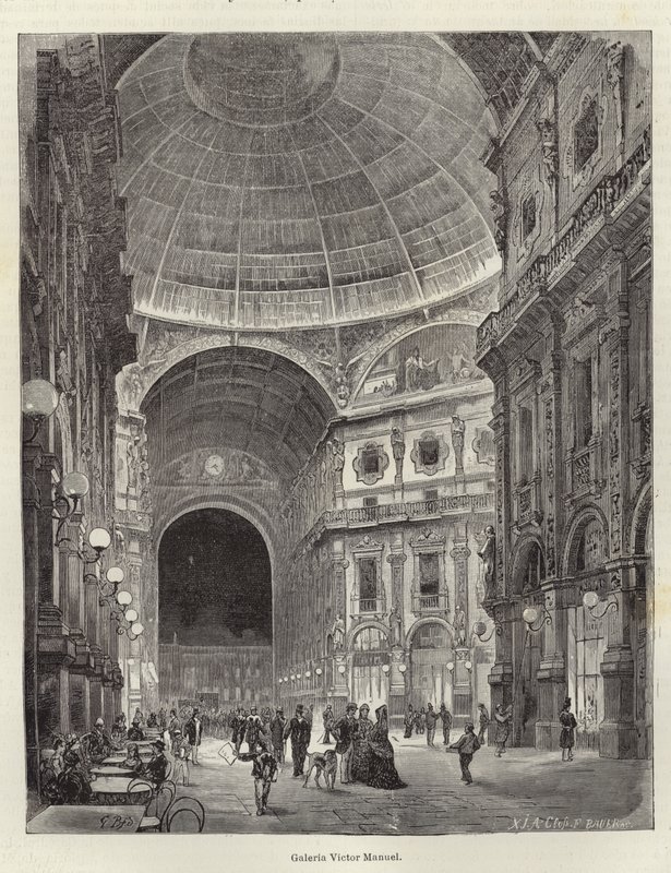 Galerie Vittorio Emanuele II od European School