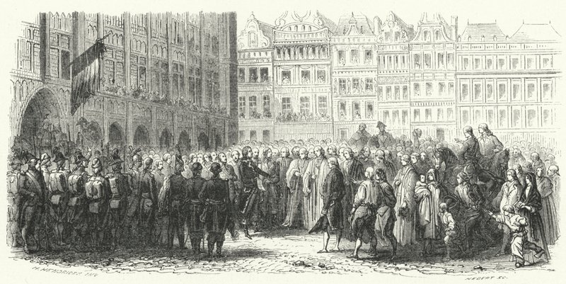 Generál Dumouriez a francouzská armáda v Bruselu od European School
