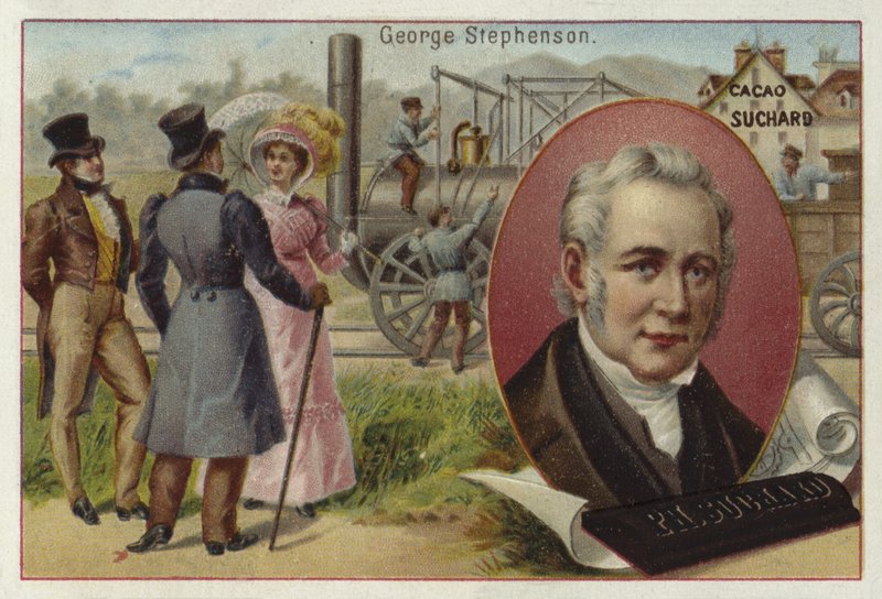 George Stephenson, anglický inženýr od European School
