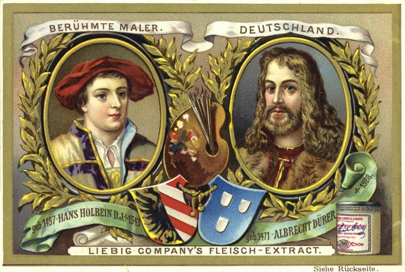 Hans Holbein a Albrecht Durer, němečtí umělci od European School