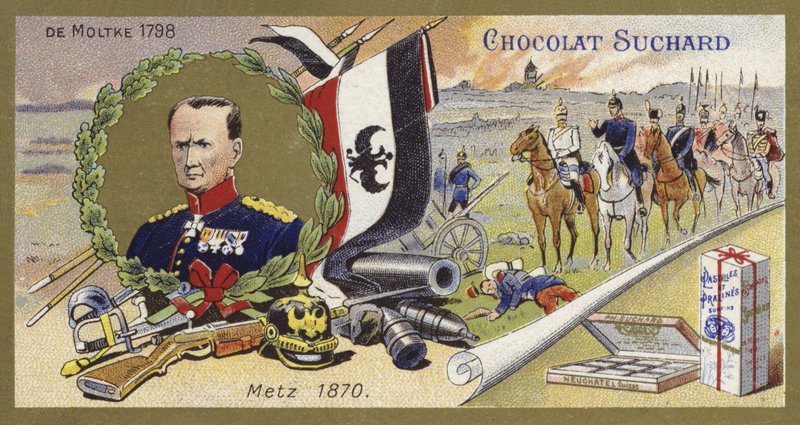 Helmuth von Moltke starší a obležení Metz, Francie, 1870 od European School