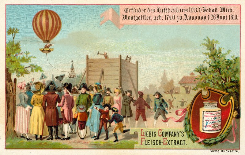 Vynález horkovzdušného balónu bratří Montgolfier, Francie od European School