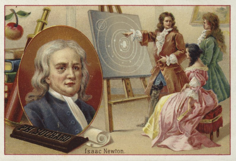 Isaac Newton , anglický fyzik a matematik od European School