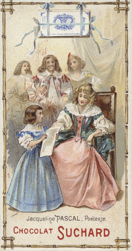 Jacqueline Pascal, francouzský básník, jako dítě od European School