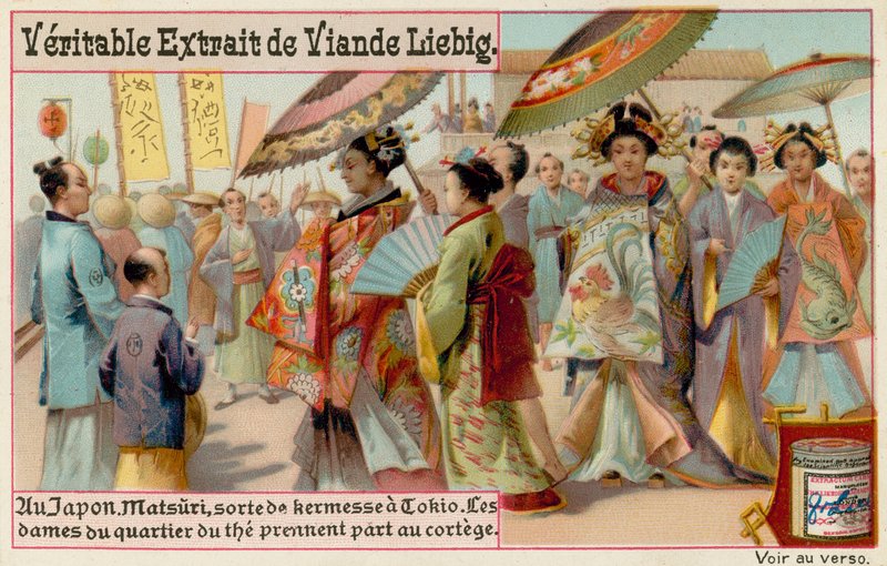 Japonské ženy v Matsuri od European School