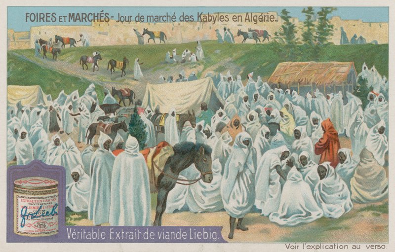 Kabyle Market Day v Alžírsku od European School