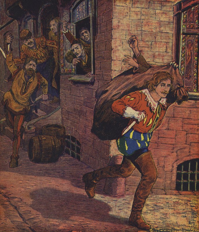Klaus Störtebeker (barevná litografie) od European School