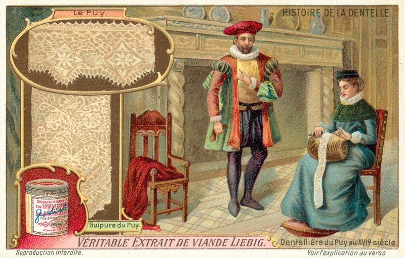 Krajkářka z Le Puy, Francie od European School