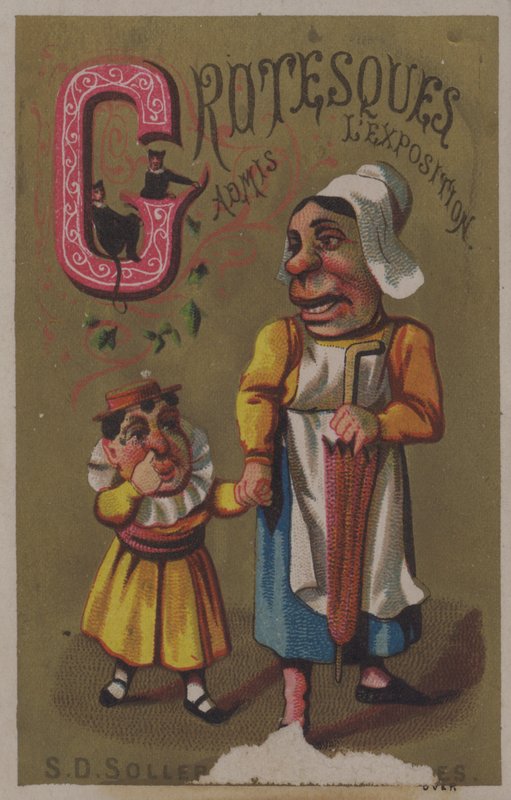 Písmeno G, Grotesques Admis L"Exposition od European School