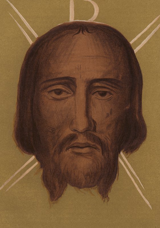 Podobnost Ježíše Krista: Silvestra v Římě (chromolit). od European School