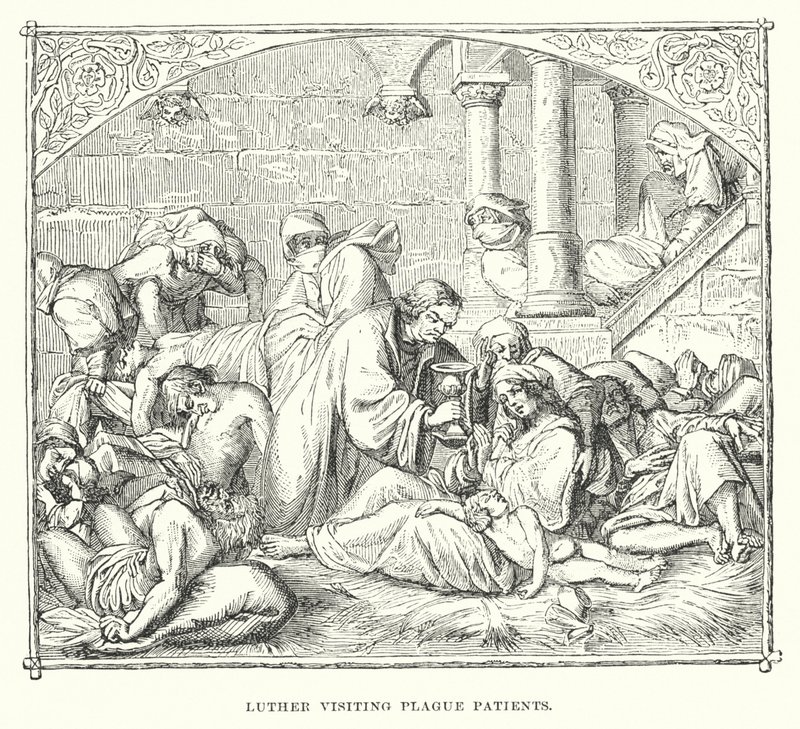 Luther navštěvoval pacienty s morem od European School