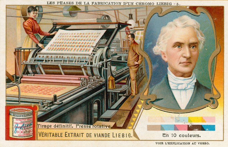 Výroba Liebigova chromolitografu od European School