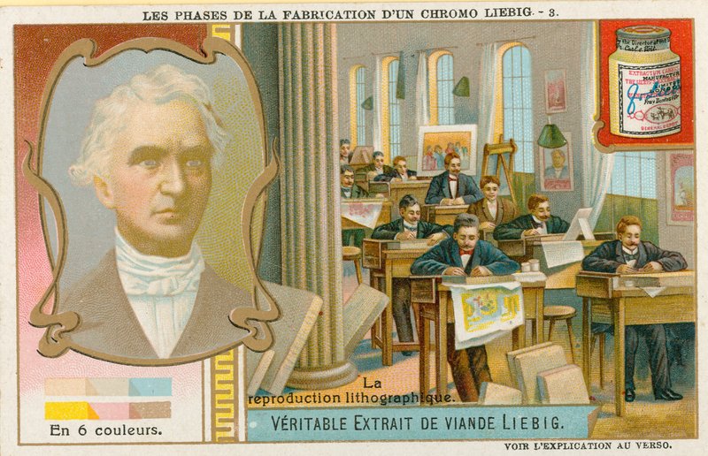 Výroba Liebigova chromolitografu od European School